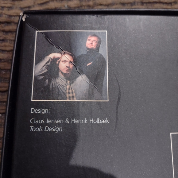 Vintage new Tommy Larsen  Designed Denmark leather Mouse pad nice gift - Picture 8 of 11